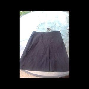 Vintage Guess black front kick pleat skirt size 32